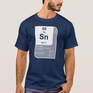 T-shirt Étain (Sn)