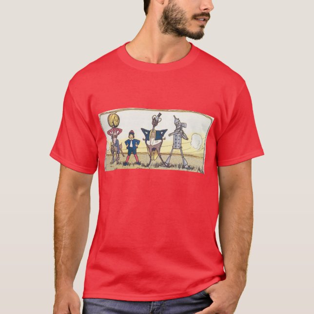 T-shirt Étain Woodman, Jack Pumpkinhead et d'autres (Devant)