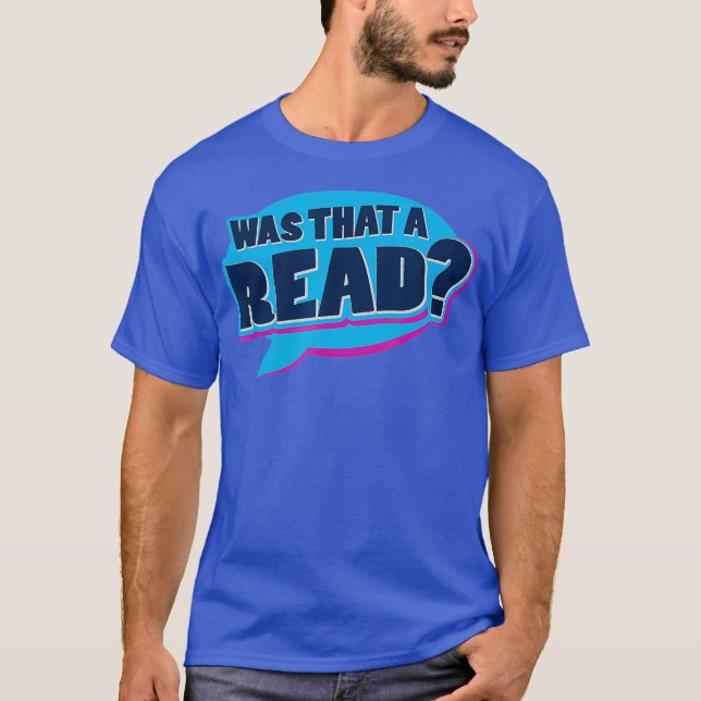 T-shirt Était-Ce Une Lecture Drag Race Fan Blue (Devant)