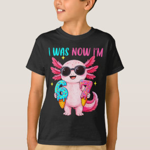 T-shirt Était six sept axolotl glace goutte 7ème anniversa