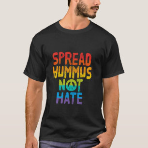 T-shirt Etaler Hummus pas haïr Vegetarian Veggie Rai