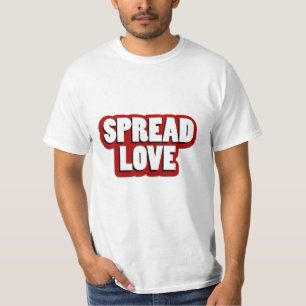 T-shirt Étaler la conception de l'amour