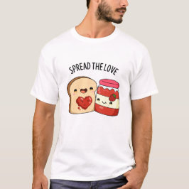 T-shirt Étaler la confiture Amour Drôle et le touron de pa