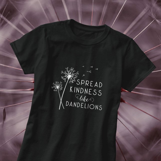 T-shirt Étaler La Génialité Comme Les Dandelions (Créateur téléchargé)