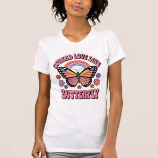 T-shirt Étaler l'amour comme papillon