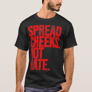T-shirt Étaler les joues Pas haïr Funny Fitness et Worko