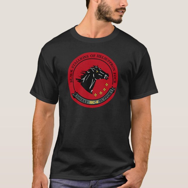 T-shirt Étalons HC-4 noirs (Devant)