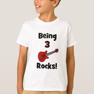 T-shirt Étant 3 roches ! Avec le balancier de Rockstar de