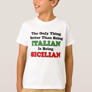 T-shirt Étant sicilien