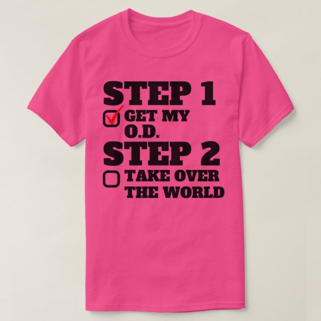 T-shirt Étape 1 Obtenir Mon OD Étape 2 Prendre le contrôle (Design devant)