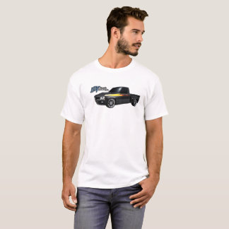 T-shirt Étape latérale personnalisée LUV avec flammes