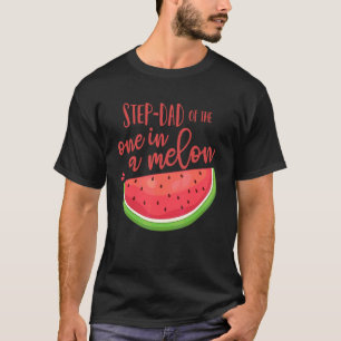 T-shirt Étape Papa Anniversaire Un Dans Un Melon Watermelo