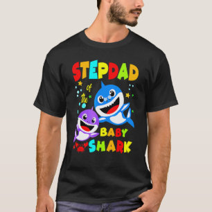 T-shirt Étape Papa Shark Étape Papa Shark Famille de requi