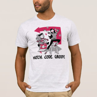 T-shirt $$etAPP-o-Tapis : Montre. Code. Cannelure