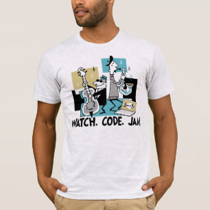 T-shirt $$etAPP-o-Tapis : Montre. Code. Confiture