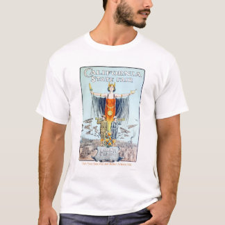 T-shirt État 1918 de la Californie juste