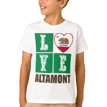 Etat de Californie - Drapeau Coeur Altamont