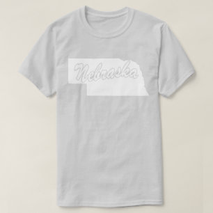 T-shirt État De Forme Nebraska