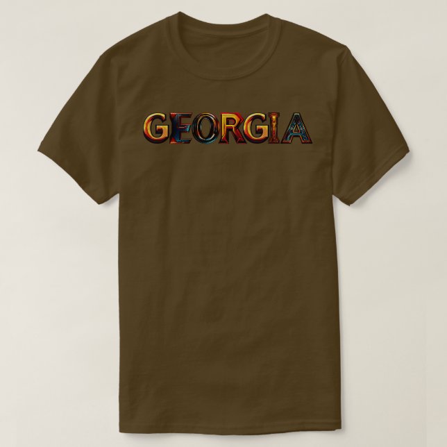 T-shirt État de Géorgie 1 (Design devant)
