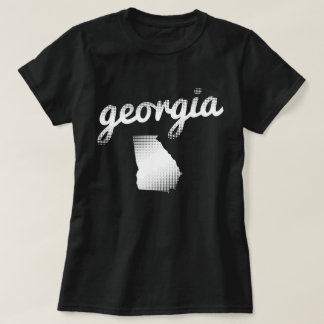T-shirt État de la Géorgie dans le blanc