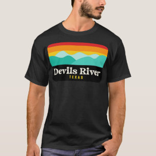 T-shirt Etat de la rivière Devils Zone naturelle Texas Fis