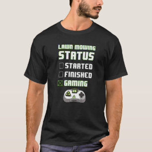 T-shirt État de la tondeuse de pelouse Jeu amusant Joueur