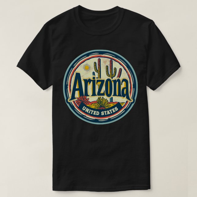 T-shirt État de l'Arizona (Design devant)