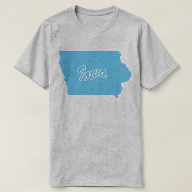 T-shirt État de l'Iowa (Design devant)