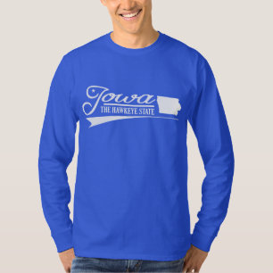 T-shirt État de l'Iowa d'habillement de mine