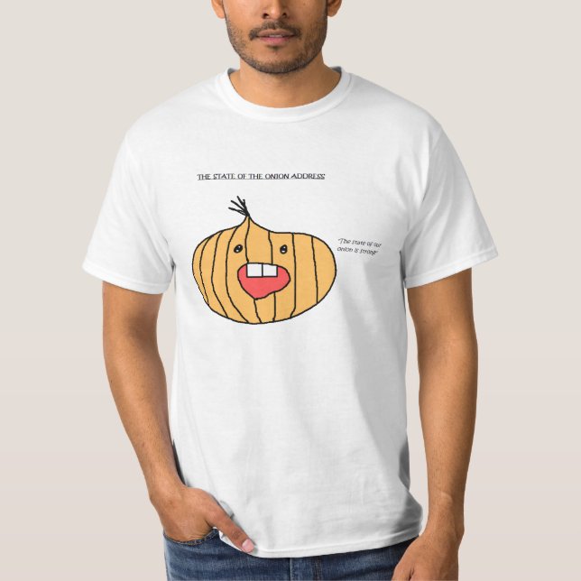 T-shirt État de l'oignon (Devant)