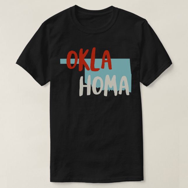 T-shirt État de l'Oklahoma (Design devant)