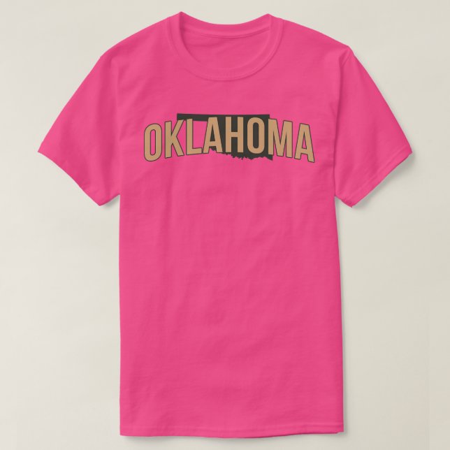 T-shirt État de l'Oklahoma 1 (Design devant)