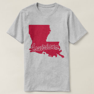 T-shirt État De Louisiane Forme