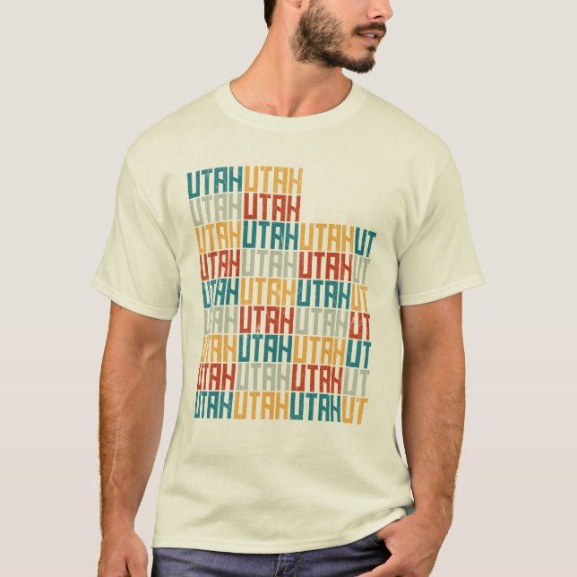 T-shirt État de l'Utah (Devant)