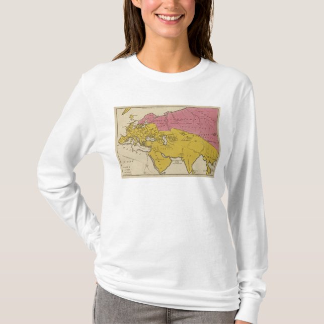 T-shirt État de nations à l'aera chrétien (Devant)