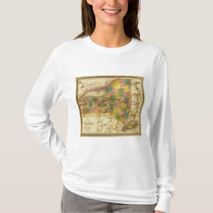 T-shirt État de New York par des bavures de CAD