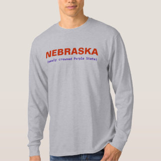 T-SHIRT ÉTAT DE POURPRE DU NÉBRASKA