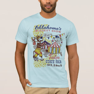 T-shirt État de Tulsa juste