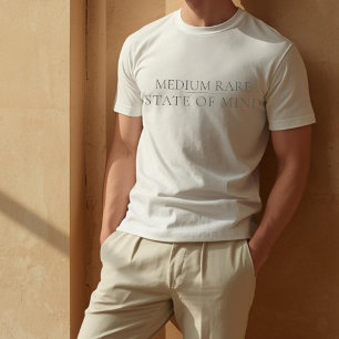T-shirt État d'esprit à point Steak Lover Carnivore