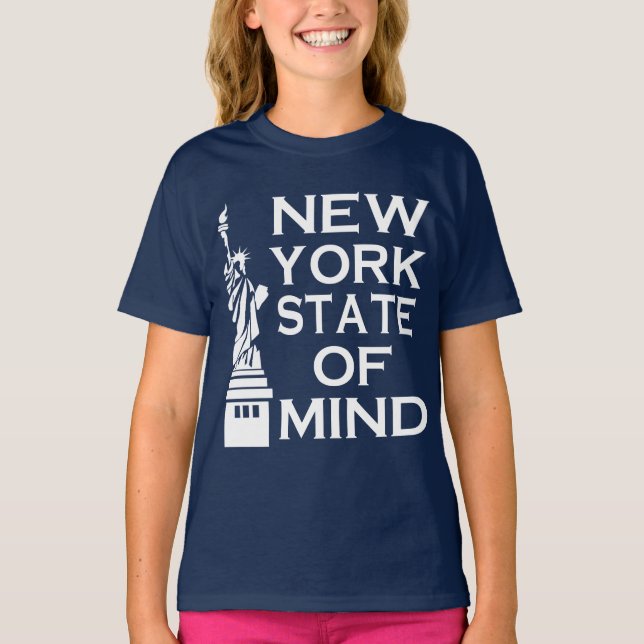 T-SHIRT ETAT D'ESPRIT DE NEW YORK (Devant)