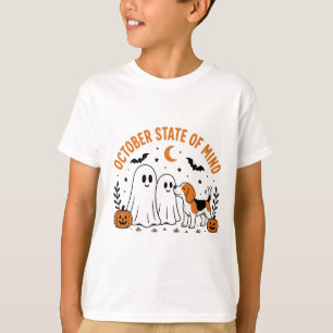 T-shirt État d'esprit d'octobre Fantôme