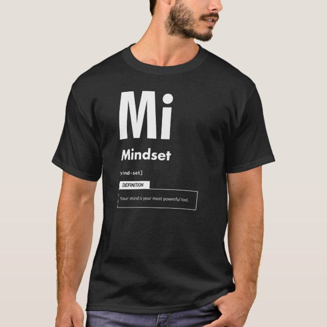 T-shirt État D'Esprit - Élément De Succès - Motivationnel (Devant)