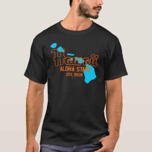 T-shirt État d'Hawaii Aloha