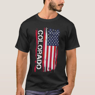 T-shirt État Du Colorado Vêtements Et Design