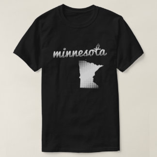 T-shirt État du Minnesota dans le blanc
