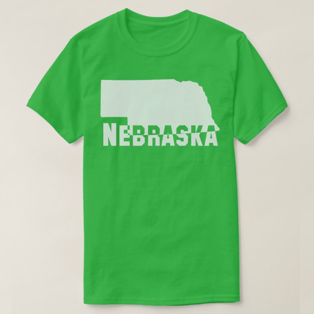 T-shirt État du Nebraska (Design devant)