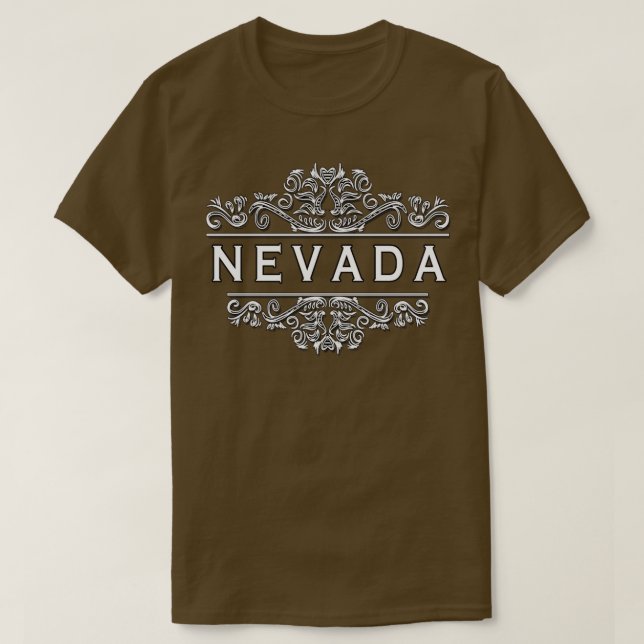 T-shirt État du Nevada (Design devant)