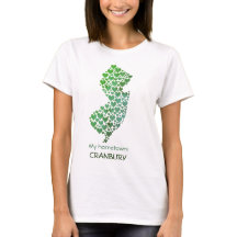 État du New Jersey Silhouette Hearts & Hometown