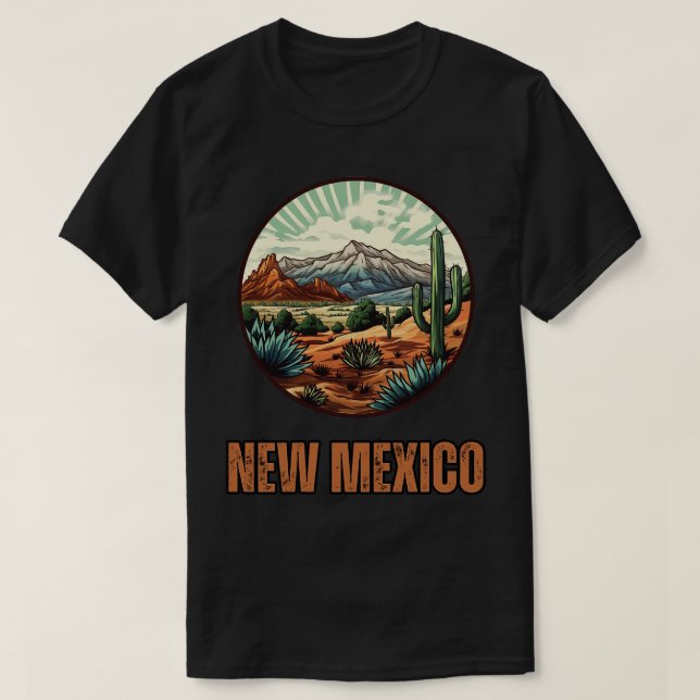 T-shirt Etat du Nouveau Mexique USA (Design devant)