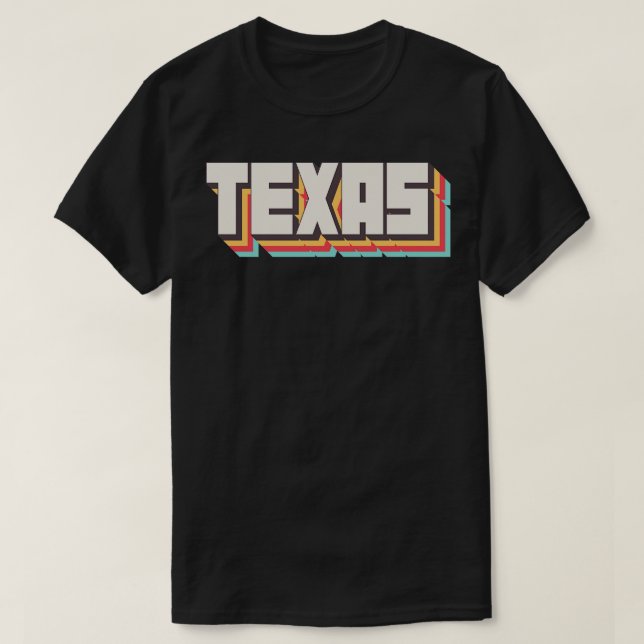 T-shirt État du Texas (Design devant)